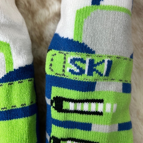 Sherpa-Lined Ski Boot Slipper Socks, Never Worn, sz. L - Picture 5 of 6